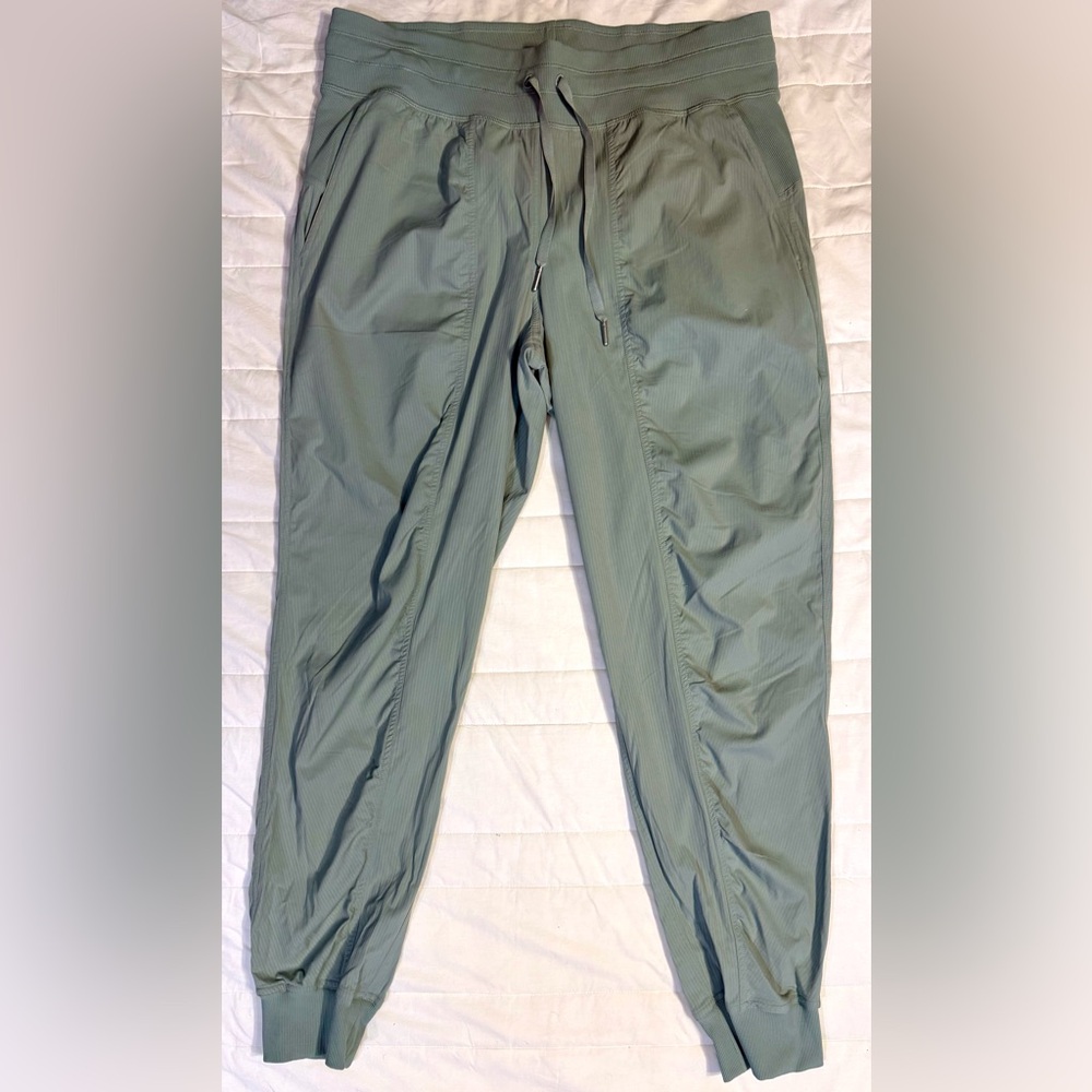 LULULEMON Green Track Pants - Picture 1 of 8